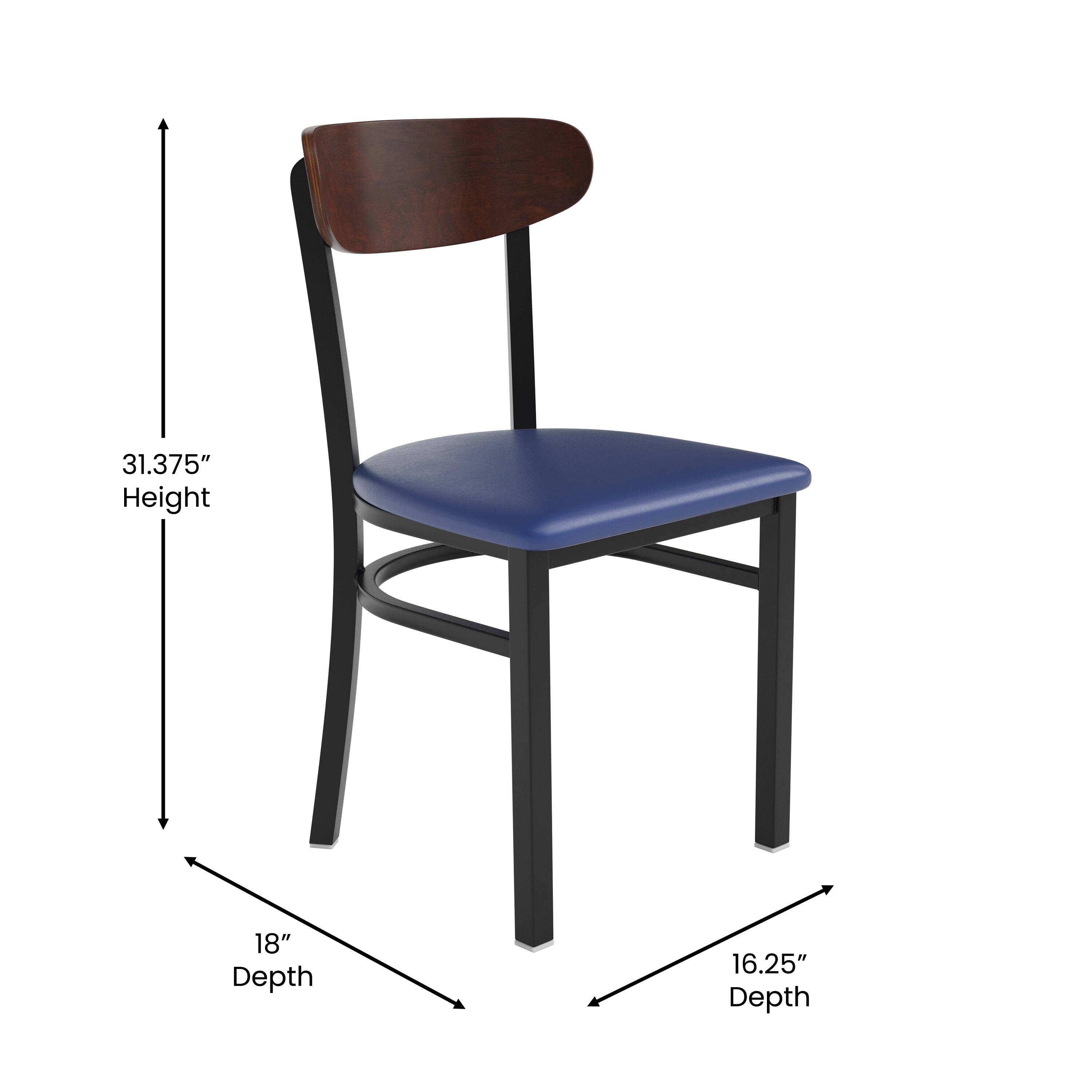31.375" Height  
18" Depth  
16.25" Depth