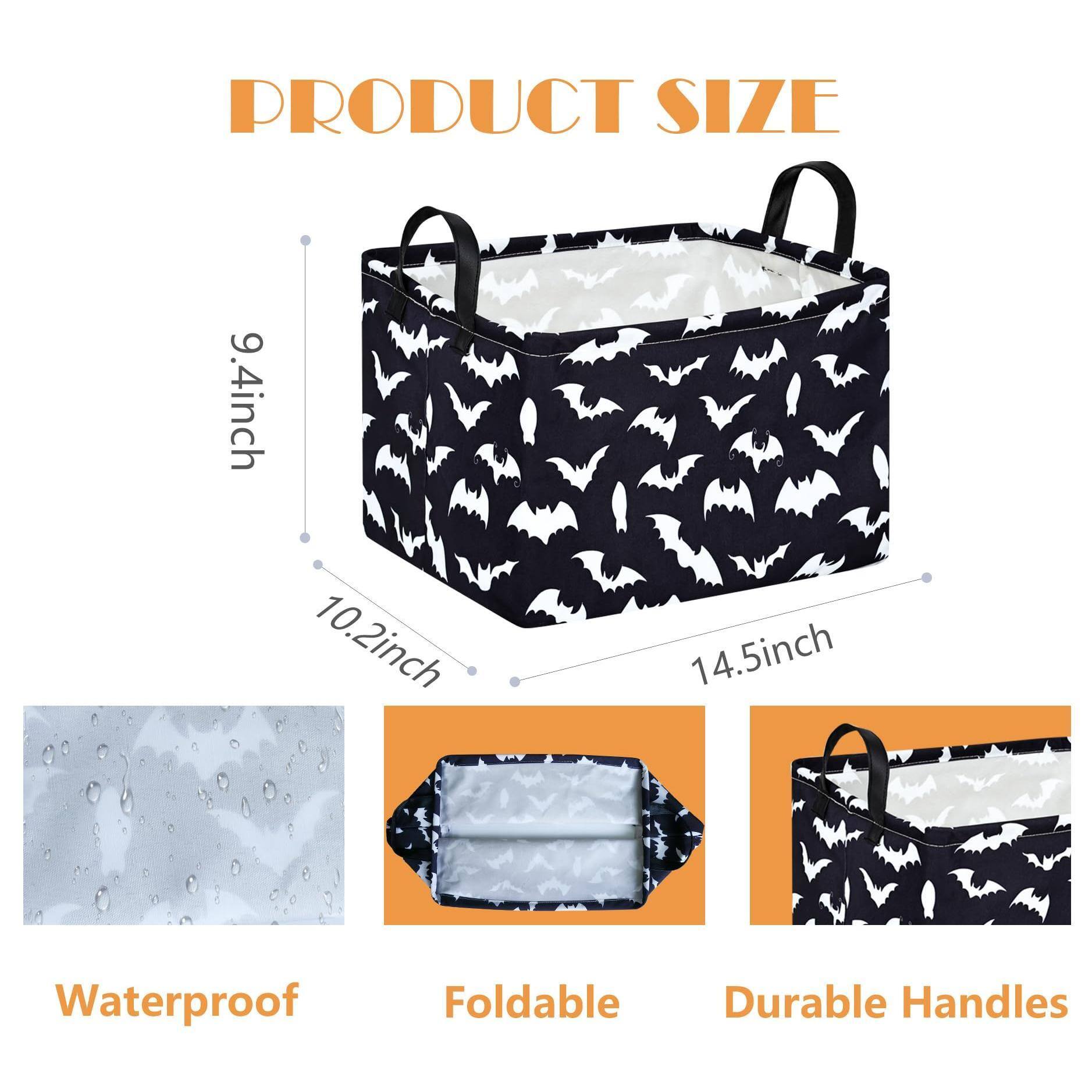 PRODUCT SIZE

9.4 inch  
10.2 inch  
14.5 inch

Waterproof  
Foldable  
Durable Handles