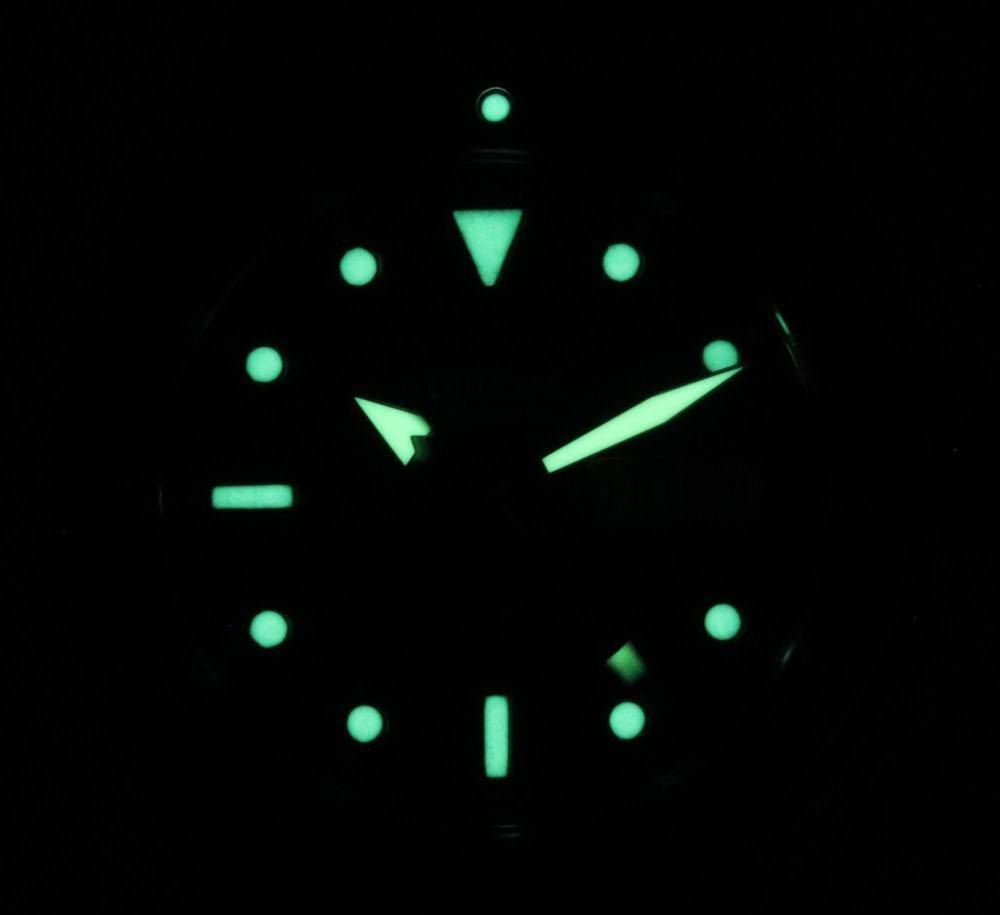Angle. Orient - Orient Kamasu Mako Green Dial Automatic Diver RA-AA0811E19B 200M Mens Watch - Green.