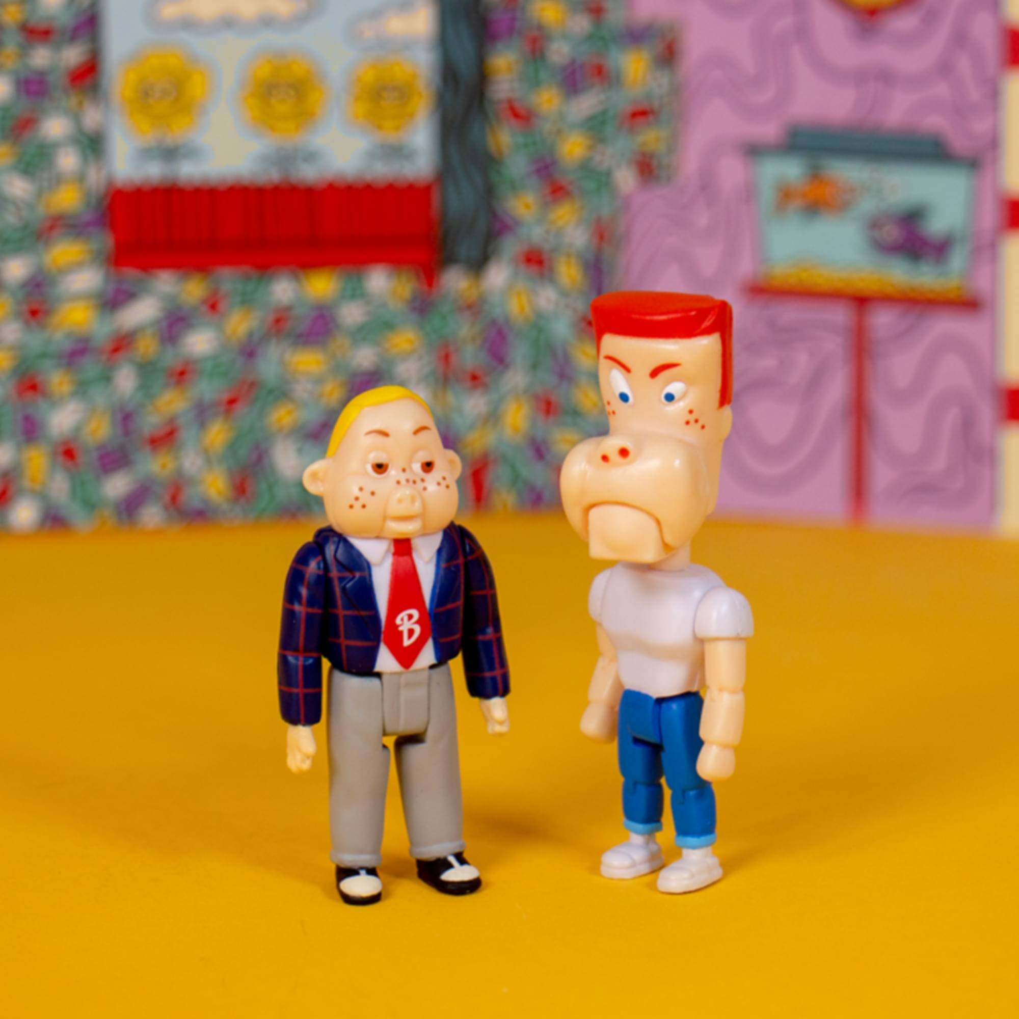 Alt View 10. Super7 - Pee-Wee's Playhouse 3.75 Inch ReAction Figure | Randy & Billy Baloney - Multi-Color.