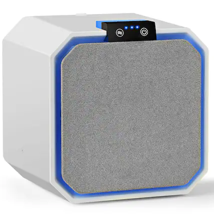 Front. SKONYON - Compact Air Purifier with HEPA Filter 110 CADR Low Noise Operation for Rooms up to 162 Sq Ft - White.