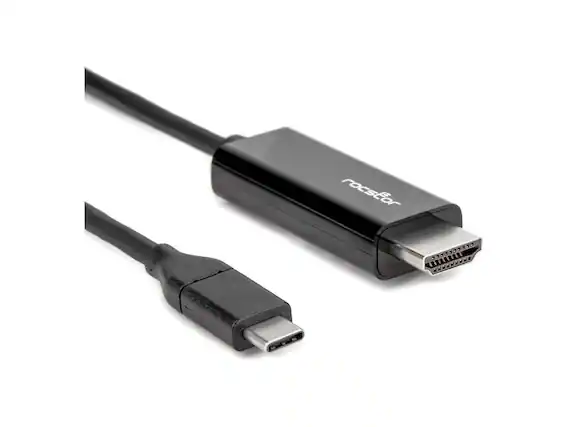 Front. Rocstor - Rocstor Premium USB-C to HDMI Cable 4K 60Hz.