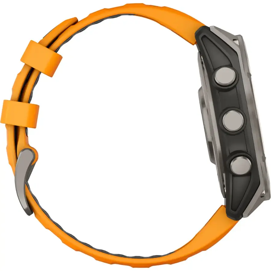 Alt View 6. Garmin - fēnix 8 AMOLED Sapphire GPS Smartwatch 47mm Fiber-reinforced polymer - Titanium.