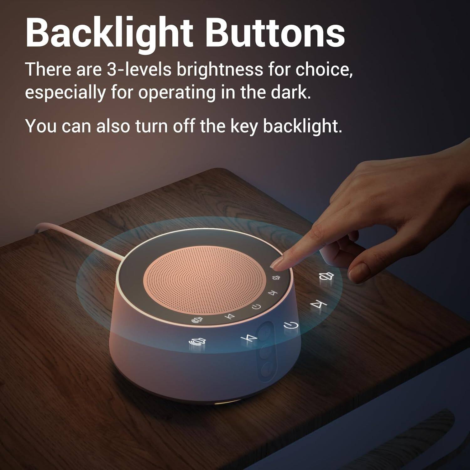 Backlight Buttons

There are 3-levels brightness for choice, especially for operating in the dark. You can also turn off the key backlight.