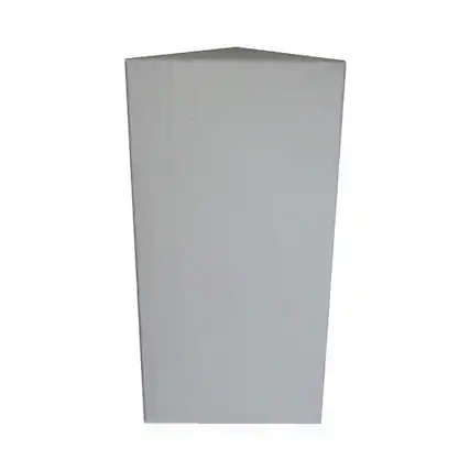Front. ATS Acoustics - Corner Bass Trap, Full Frequency Range, NRC 1.60, 24" x 48" x 13" - Fog.
