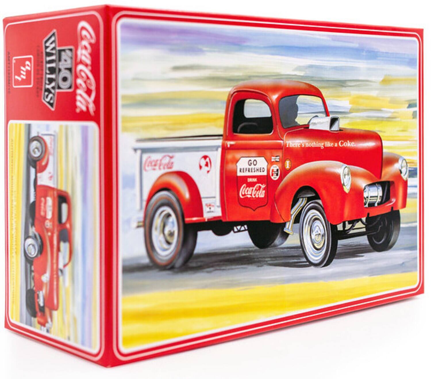 Lg WILLYS 40 Coca-Cola Coca-Cola M GO REFRESHED DRAK Coca-Cola There's nothing like a Coke