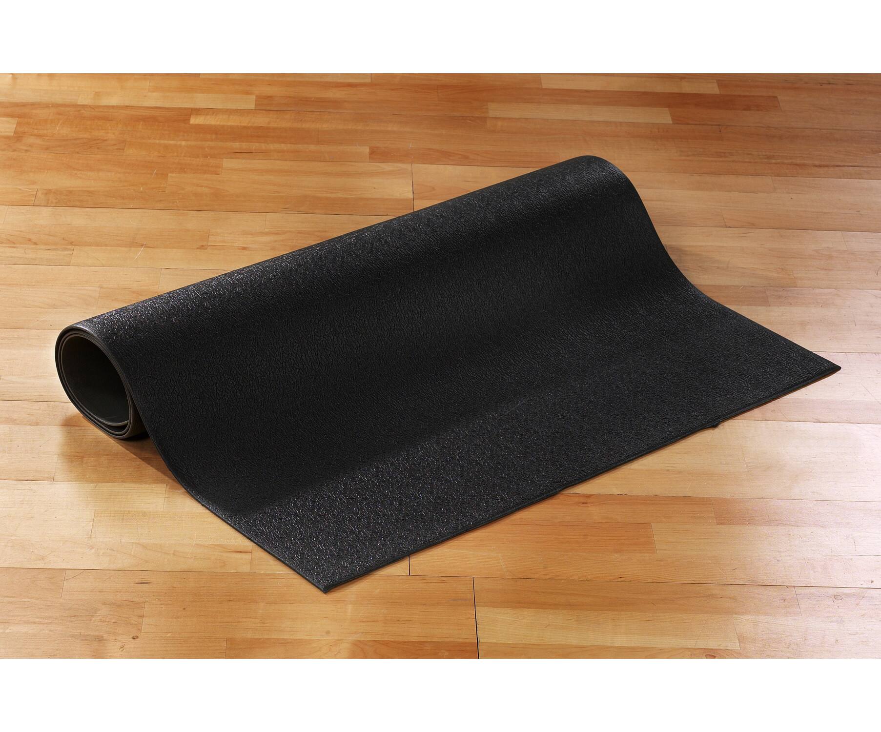 Alt View 7. NordicTrack - Treadmill Mat - Black.