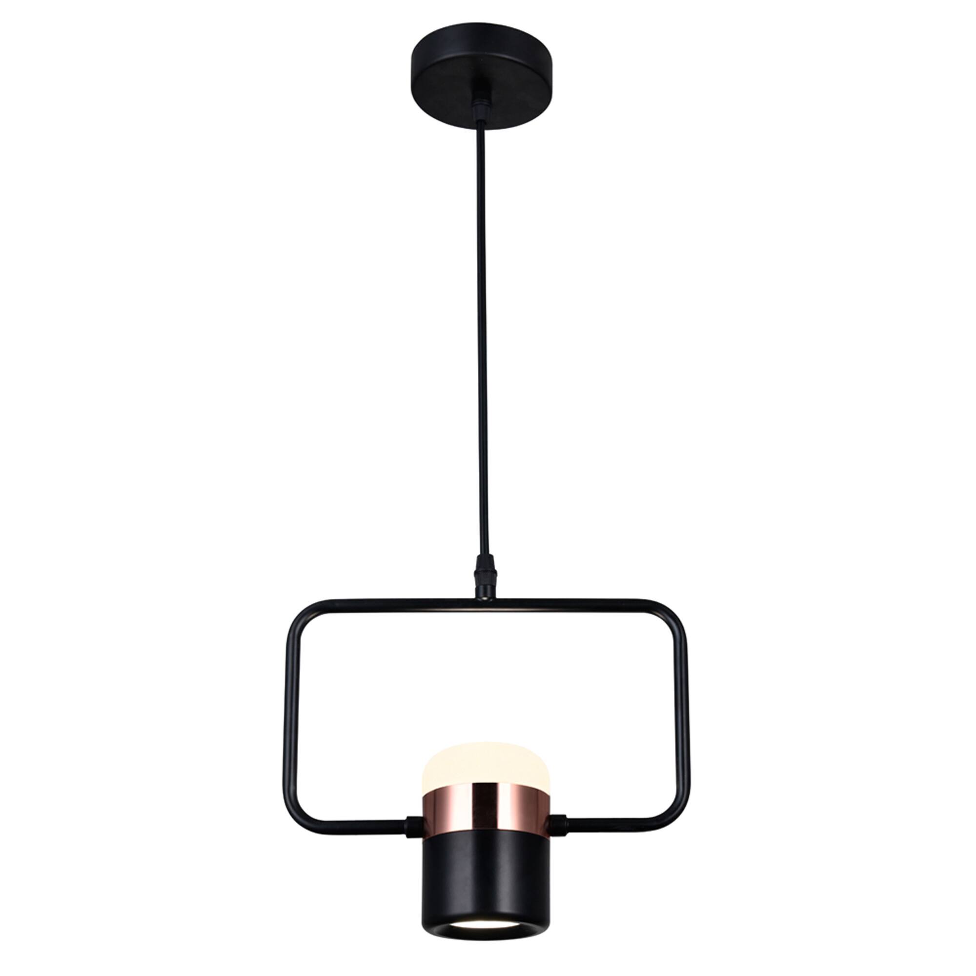 Front. CWI Lighting - Moxie LED Down Mini Pendant With Black Finish - Black.