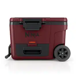 Ninja - FrostVault 45qt Wheeled Cooler with Cold Dry Zone - Canyon Red