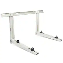 Ivation - Outdoor Split Air Conditioner Bracket, Heavy-Duty Wall Mounting Universal AC Support Bracket - White