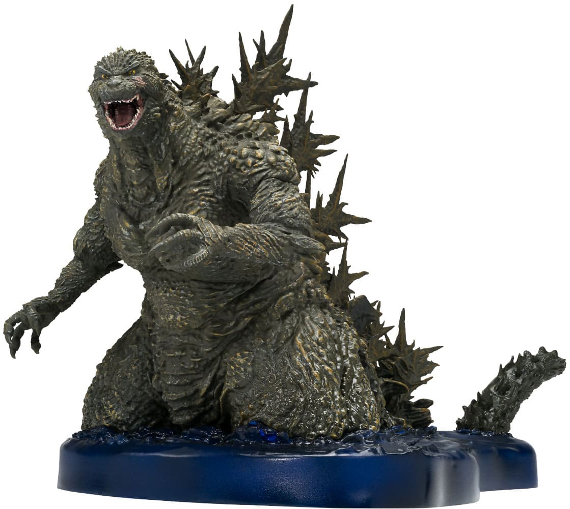Bandai - Godzilla Minus One Art Vignette Godzilla(2023) Offshore Image Ver. 10.6" Figure - Front_Zoom