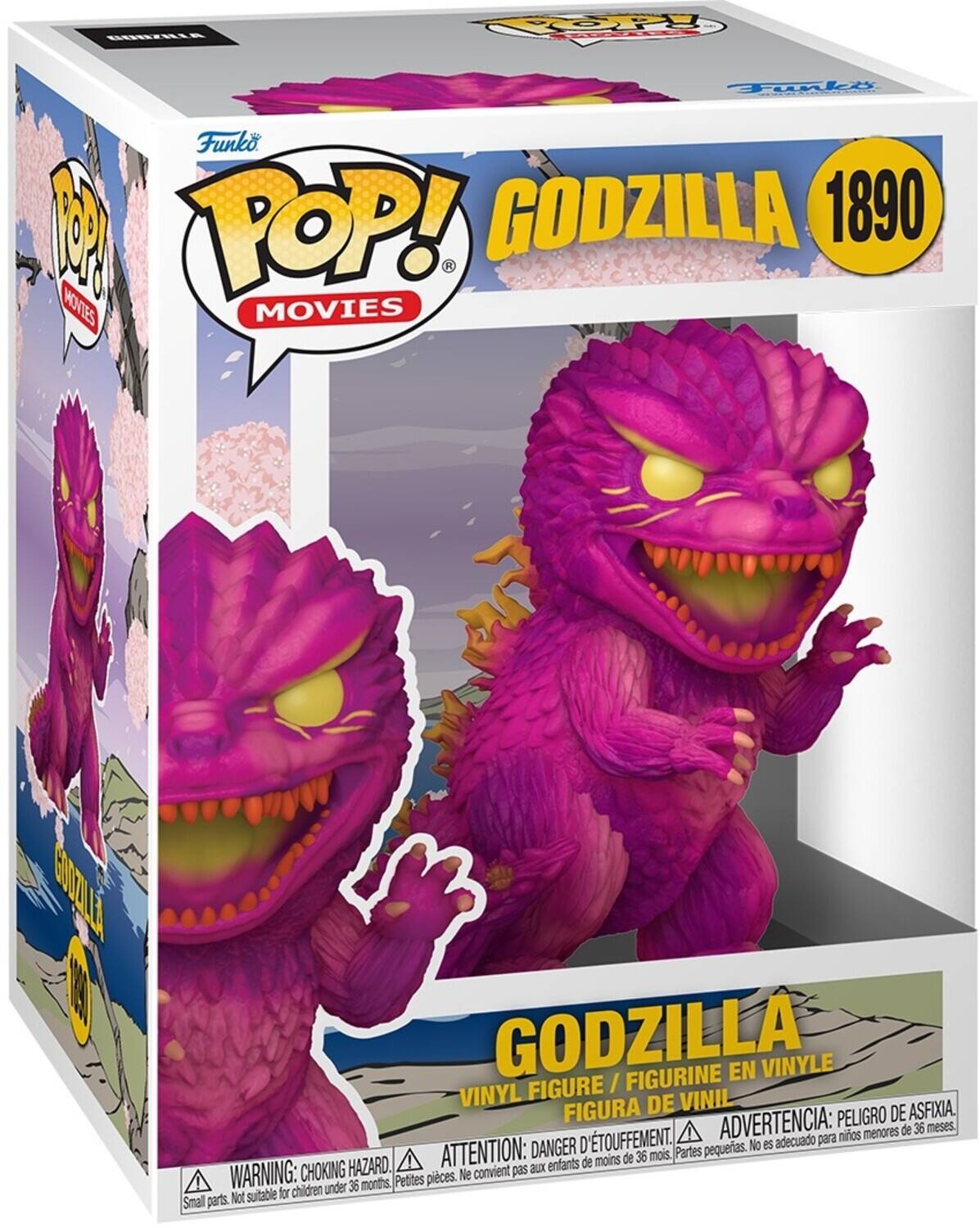 BE 1OOP Funko N POP! GODZILLA 1890 MOVIES WT00S GODZILLA FIGURINE EN VINYLE FIGURE / VINYL DE VINIL FIGURA PELIGRO DE ASFIXIA. TOUFFEMENT. A ADVERTENCIA: para nios menores de 36 meses DANGER D pequeas. No es adecuado HAZARD. ATTENTION: aux enfants de moins de 36 mois. Partes WARNING: CHOKING Petites pieces. Ne convient pas children under 36 months. Not suitable for Small parts.