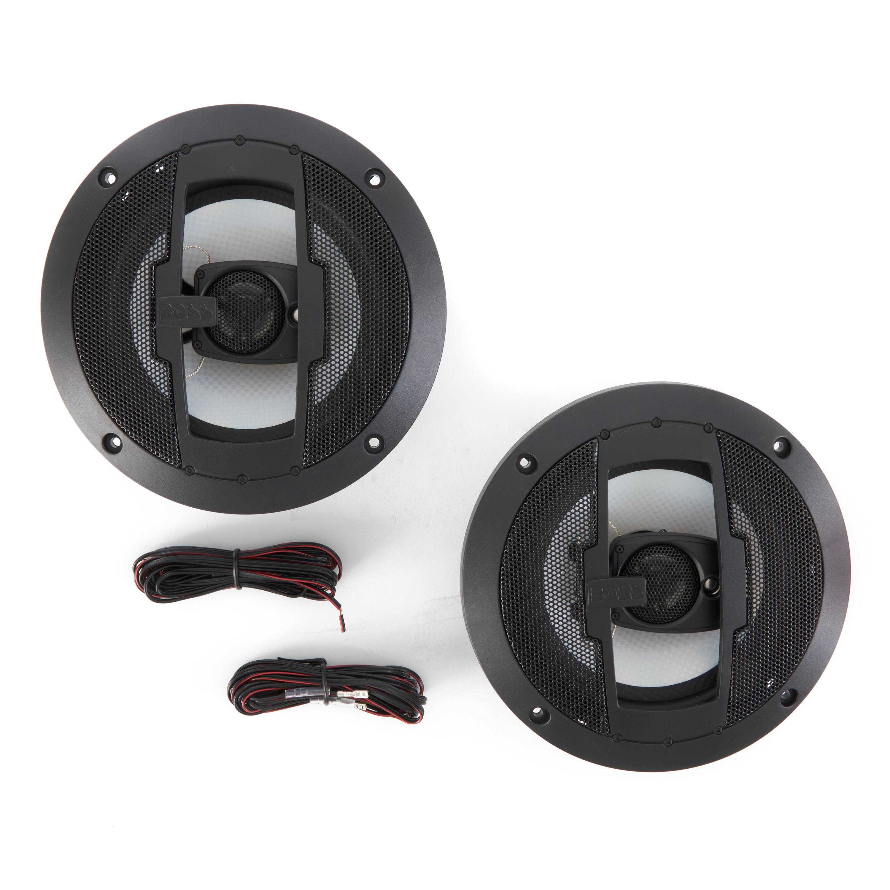 Alt View 5. BOSS Audio - Boss Audio R63 Riot 6.5" 300W 3 Way 4 Ohm Car Audio Coaxial Stereo Speaker, Pair - Black.