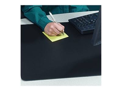 Alt View 2. Artistic - Artistic Rhinolin II Anti-Slip PVC Desk Pad, 24" x 36", Matte Black (LT81-2M) - Matte Black.