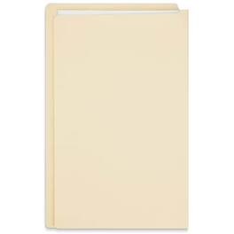 Staples - End Tab File Folder, Straight Cut, Legal Size, , Reinforced Tab, 100/Box (ST62571) - Manila