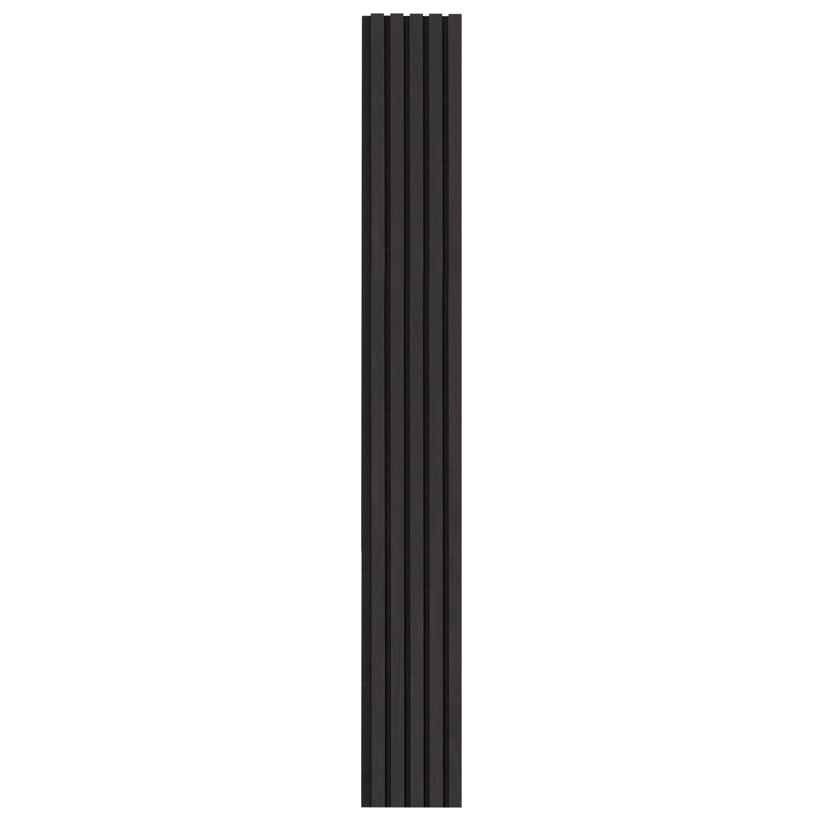 Alt View 5. VEVOR - Wood Slat Acoustic Panels, 7.9 x 94.5 inch,MDF Accent Wooden Wall Panels for Modern Interior Wall Decor, Faux Wood Wall - Black Oak.
