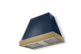 AGA - 36 inches - Externally Vented - Wall Range Hood - Indigo