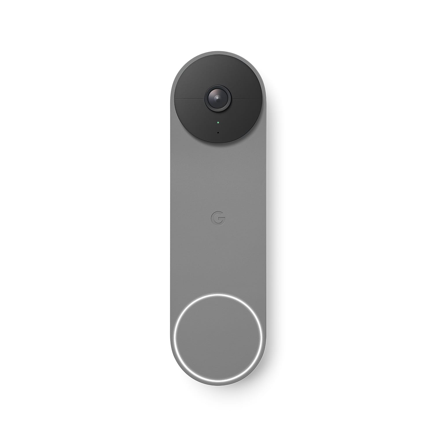 Front. Google - Nest Wi-Fi Video Doorbell - Battery Operated - Ash.