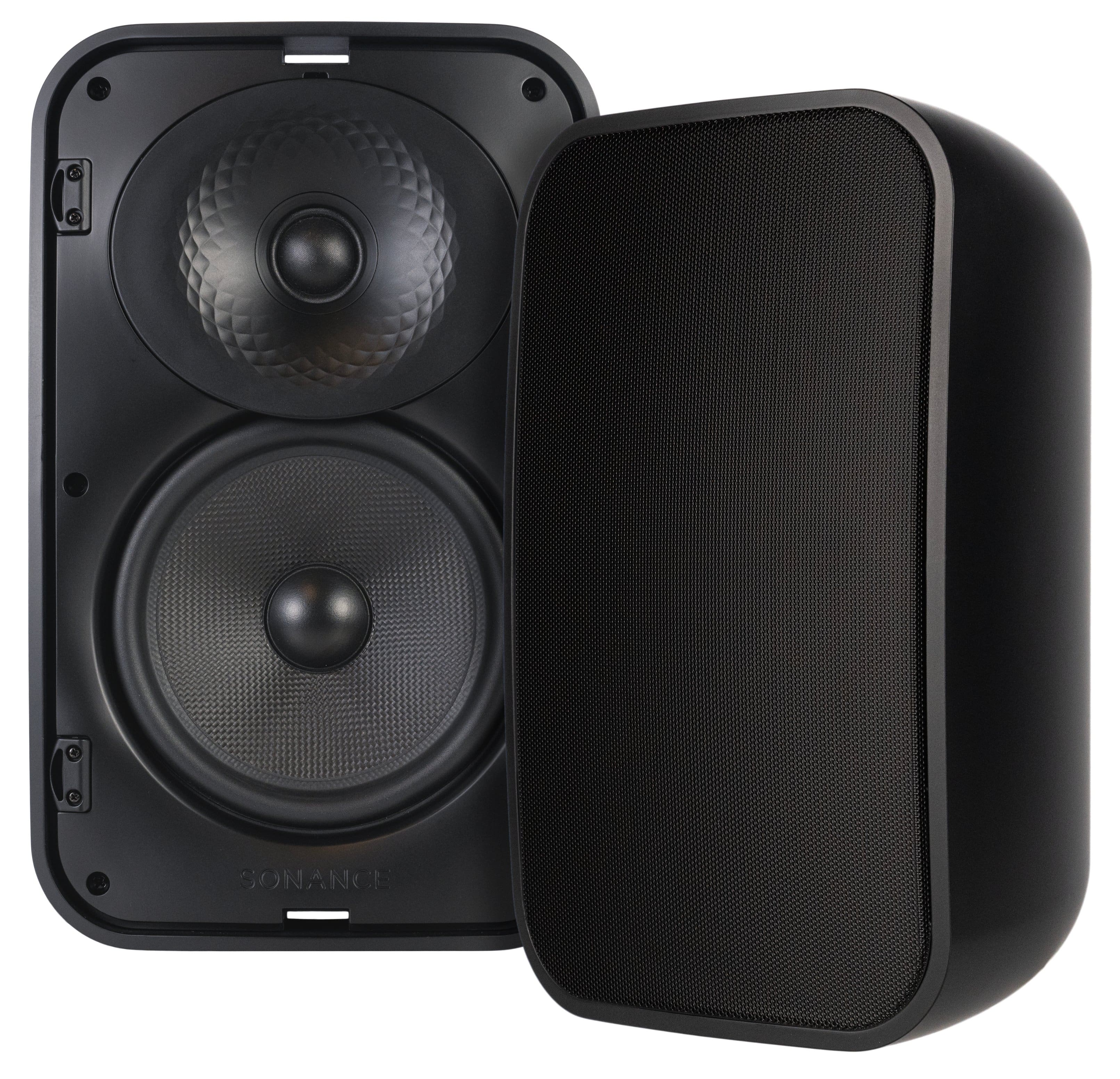 Sonance - MX62 - Mariner MX Series 6-1/2" 2-Way Outdoor Surface Mount Speakers (Pair) - Black