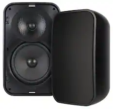 Front. Sonance - MX62 - Mariner MX Series 6-1/2" 2-Way Outdoor Surface Mount Speakers (Pair) - Black.