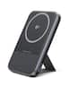 INIU - MagPro 10K Qi2 Magnetic Power Bank 15W, Ultra Compact 10000mAh 30W Portable Charger with Foldable Stand - Black