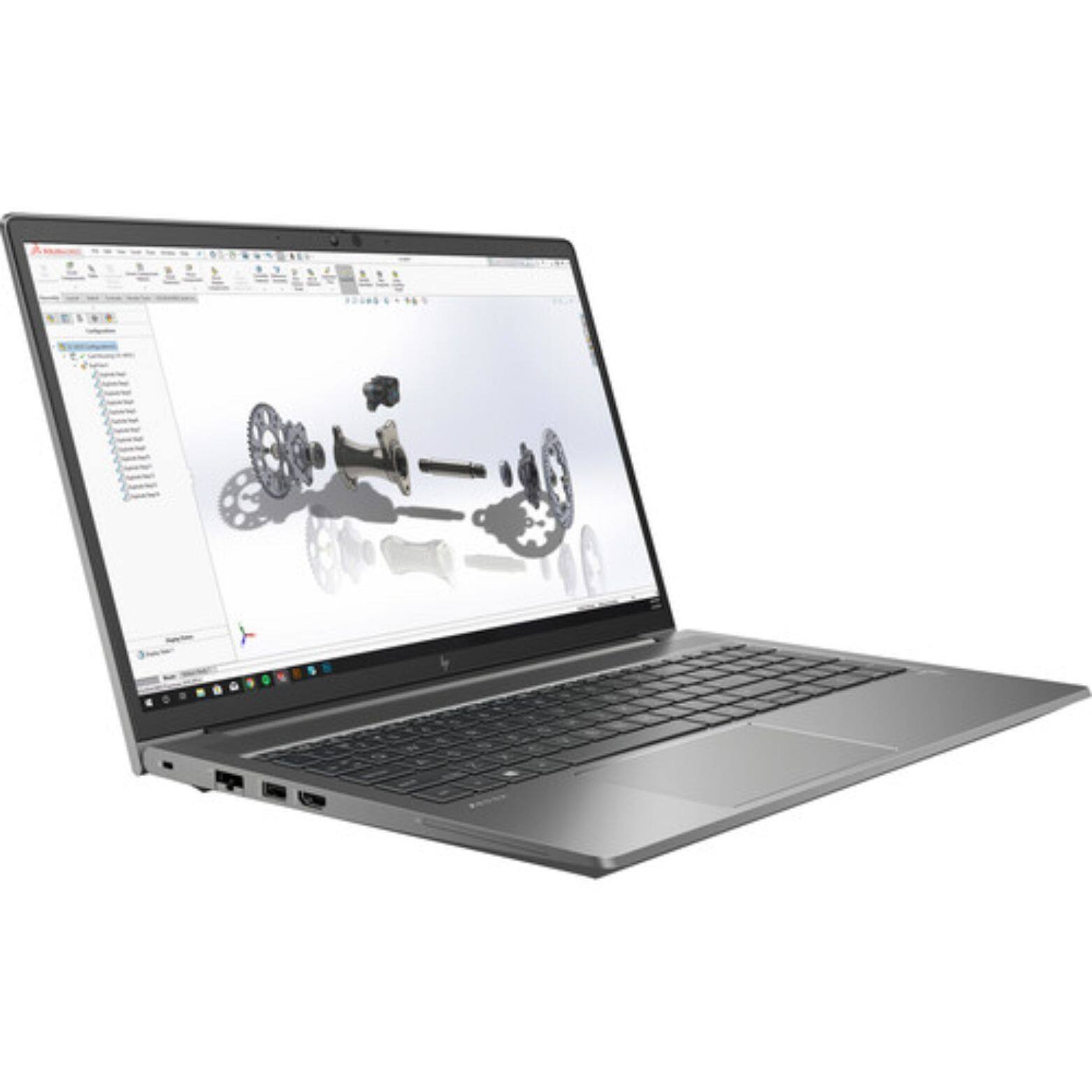 Alt View 1. HP - ZBook Power G8 15.6" FHD Intel Core i7-11850H 2.50 GHz up to 4.8 GHz 32GB 256GB SSD NVIDIA T1200 Windows 11 Pro - Gray.