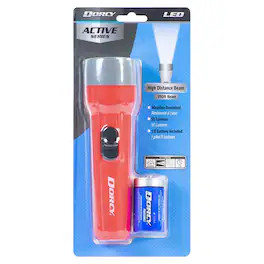 Dorcy - 55 lm Assorted LED Flashlight D Battery