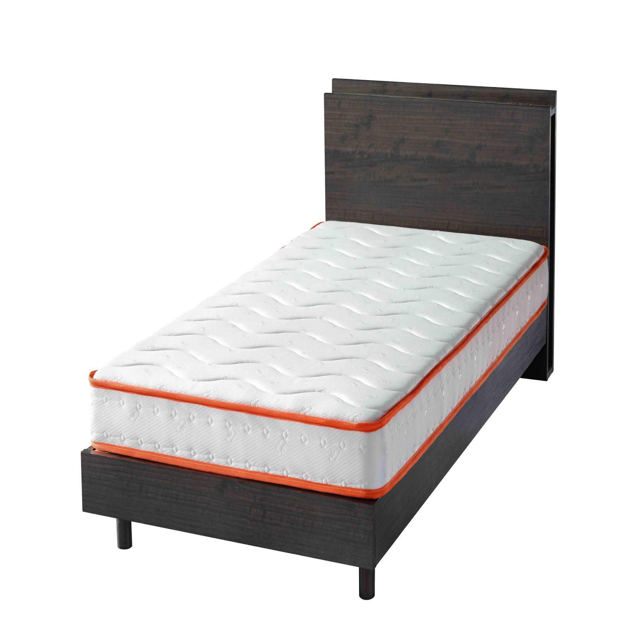 Alt View 1. Ecooso - 6 Inch Twin Medium Soft Hybrid Innerspring Mattress, Bed in a Box, CertiPUR-US - Creamy White.