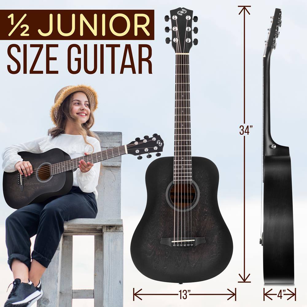 1/2 JUNIOR SIZE GUITAR

34"

13"

4"