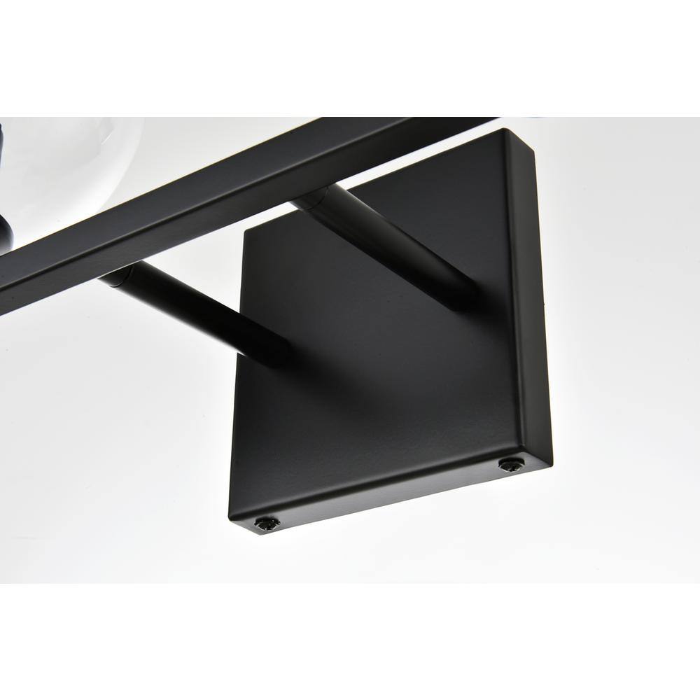 Living District - Foster 4 light Bath Sconce - Black And Clear price history on PriceWatchPro