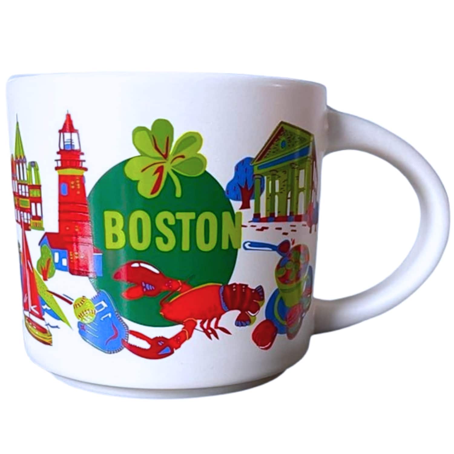 Starbucks - Discovery Series Boston Ceramic Mug, 14 Oz - Blue