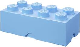 Room Copenhagen - LEGO Storage Brick with 8 Knobs, Light Blue - COLLECTIBLES - Multicolor