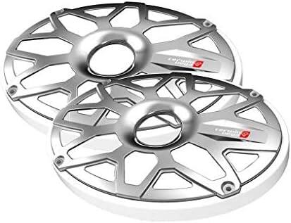 Front. Cerwin Vega - CERWIN VEGA 6" X 9″Flush Mount Speaker Steel Grill with Powder Coating White (PAIR) - White.