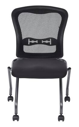 Office Star Products - Soft-Flex Frame Folding/Nesting Office Visitor Chair - Coal