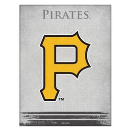 Holland Bar Stool Co. - Pittsburgh Pirates 15" x 20" Splash Canvas Wall Art - Multicolor