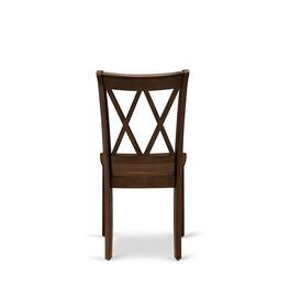 East West Furniture - CLC-ESP-W Clarksville Double X-back chairs finish - Espresso