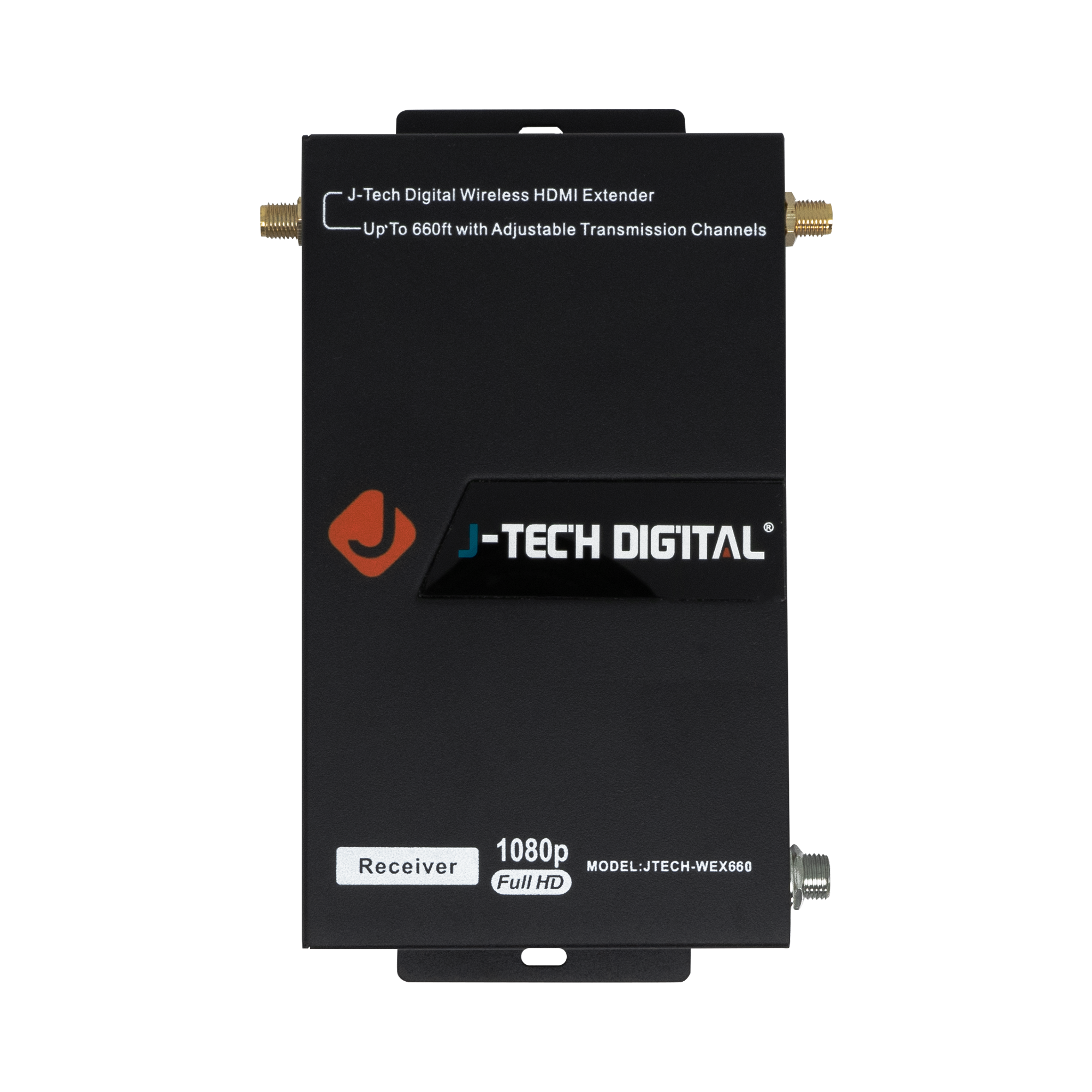 J-Tech Digital Wireless HDMI Extender Up to 660ft with Adjustable Transmission Channels
J-TECH DIGITAL Receiver 1080p MODEL:JTECH-WEX660 Full HD