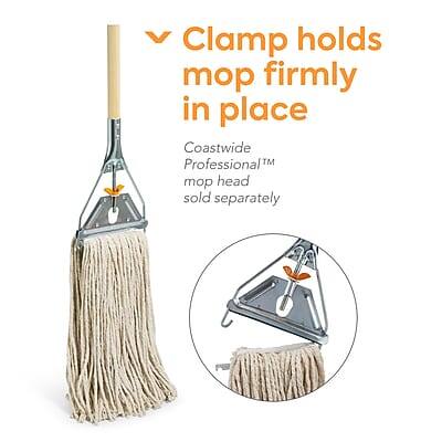 Clamp holds mop firmly in place

Coastwide Professional™ mop head sold separately