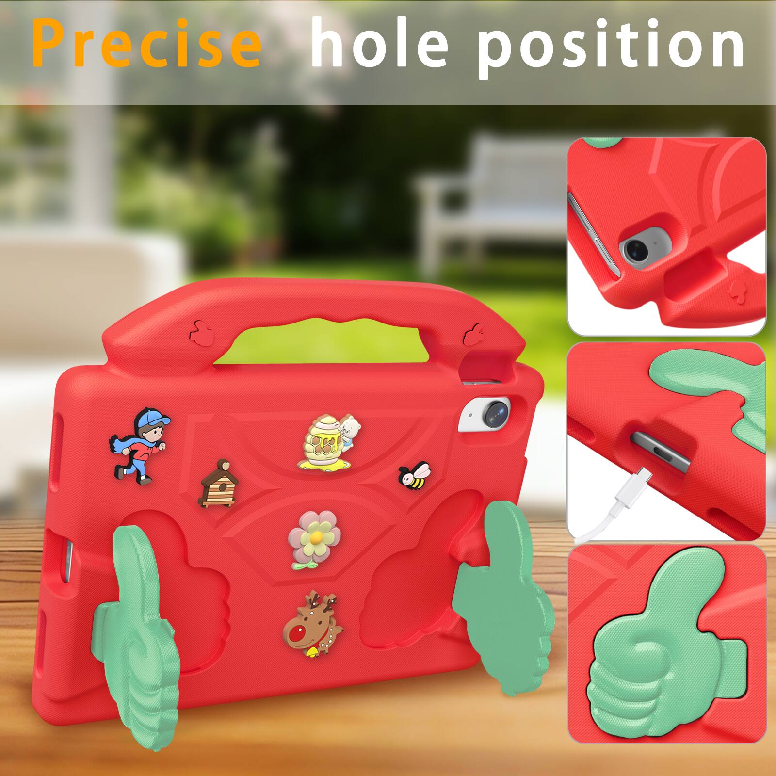 Precise hole position
