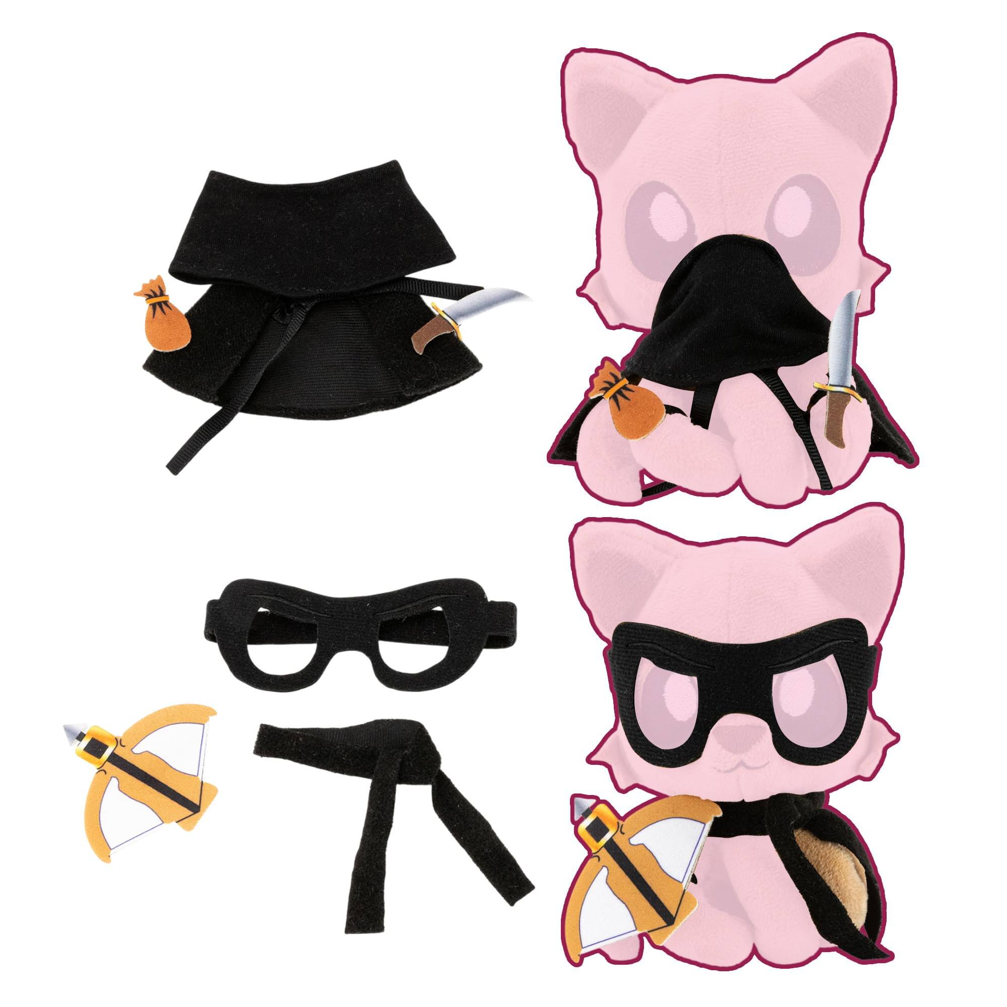 Front. Tentacle Kitty - Tentacle Kitty Campaign Critters | Rogue Class Plush Clothing Pack - Red.