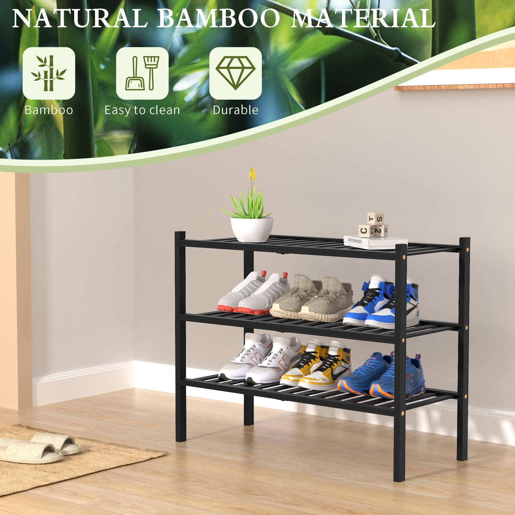 NATURAL BAMBOO MATERIAL

- Bamboo
- Easy to clean
- Durable