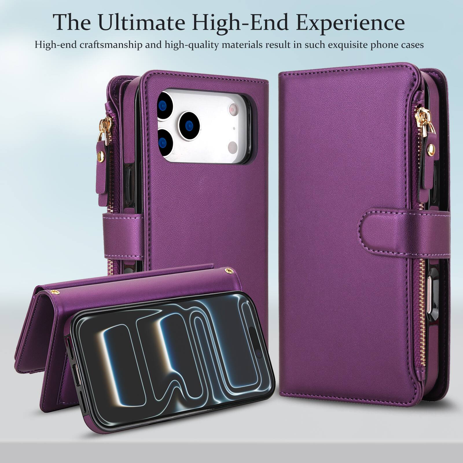 The Ultimate High-End Experience  
High-end craftsmanship and high-quality materials result in such exquisite phone cases