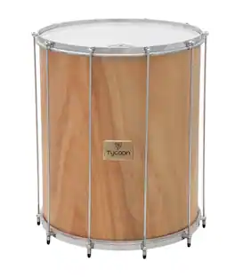 Tycoon Percussion - 18" Surdo, Wooden Shell, Durable Synthetic Head, 10 Tuning Lugs, Produces Deep Booming Bass Sounds, Samba, Axé