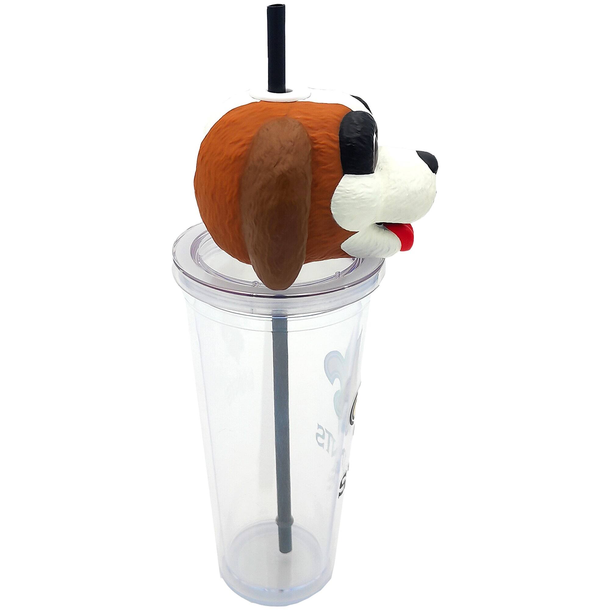 Alt View 2. Pegasus - New Orleans Saints Mascot Lid 24oz. Sipper Cup - Multicolor.