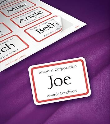 Sure, here is the corrected and grouped text:

1. Mike
   - Awanbs Corporation
   - Seahorn Corporation
   - Awards Luncheon

2. Angie
   - Awanbs Corporation
   - Seahorn Corporation
   - Awards Luncheon

3. Beth
   - Awanbs Corporation
   - Seahorn Corporation
   - Awards Luncheon

4. Joe
   - Seahorn Corporation
   - Awards Luncheon

5. Name Badge Labels
   - Seahorn Corporation
   - Awards Luncheon