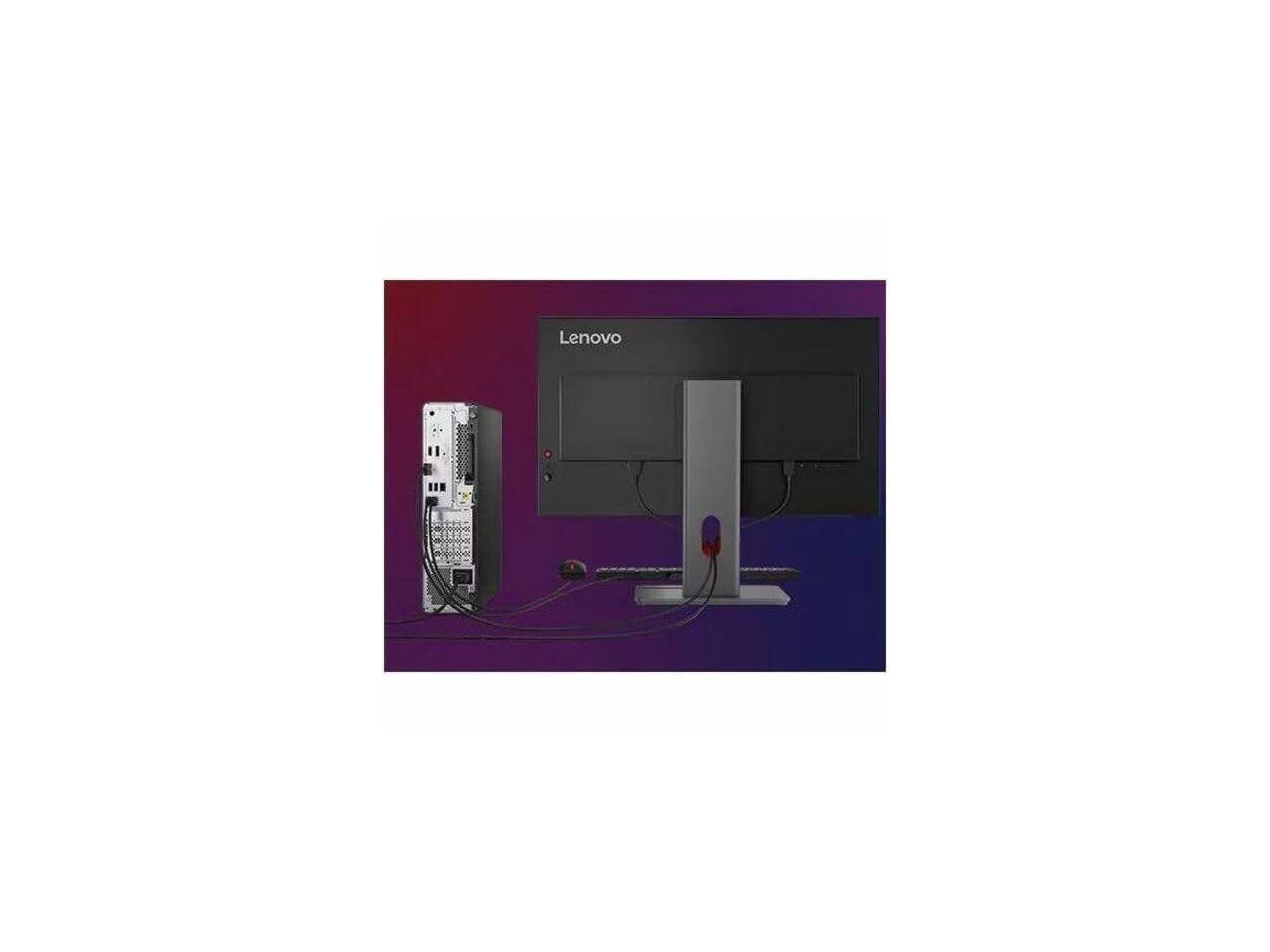 Alt View 9. Lenovo - Lenovo ThinkCentre M90s Gen 6 12YU000HUS Desktop Computer - Intel Core Ultra 5 235 - 16 GB - 512 GB SSD - Small Form - Black.