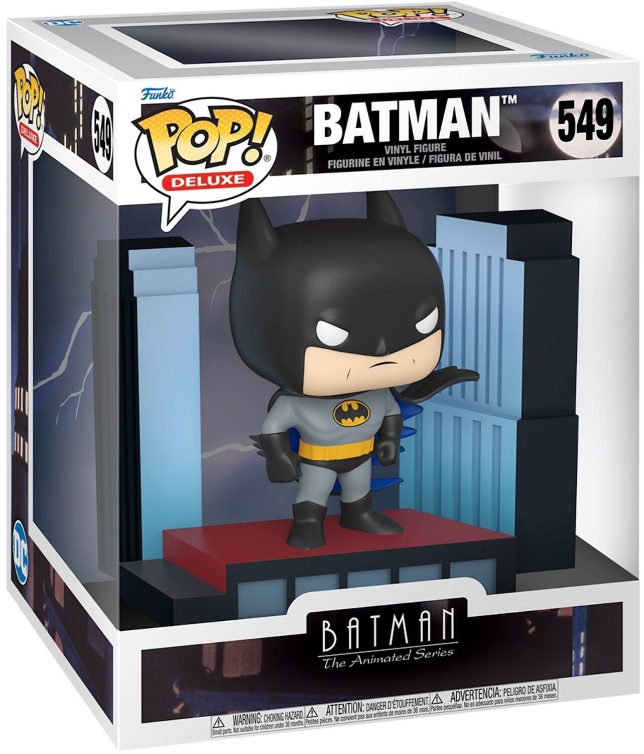 Funko POP! DELUXE BATMAN 549 VINYL FIGURE / FIGURA DE VINIL / FIGURINE EN DELUXE BATMAN The Animated Series PELIGRO DE ASFIOXA ADVERTENCIA: pequeñas piezas DANGER: CHOKING HAZARD