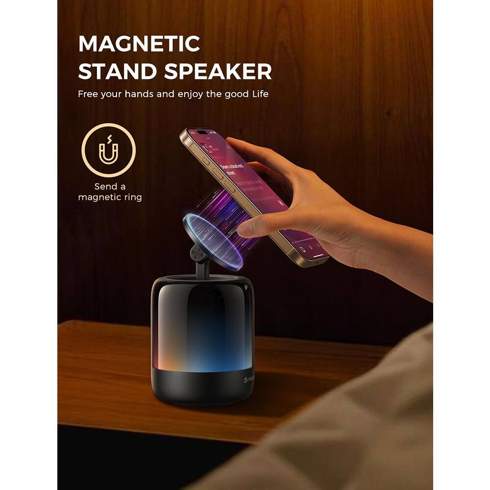 MAGNETIC STAND SPEAKER  
Free your hands and enjoy the good Life  

Send a magnetic ring