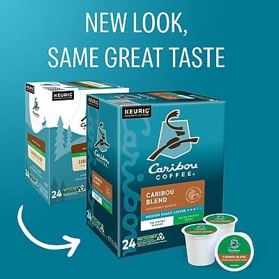NEW LOOK, SAME GREAT TASTE

KEURIG C 24

Caribou Coffee
CARIBOU BLEND
MEDIUM ROAST COFFEE
24 COUNT

Caribou Coffee
CARIBOU BLEND
MEDIUM ROAST COFFEE
24 COUNT