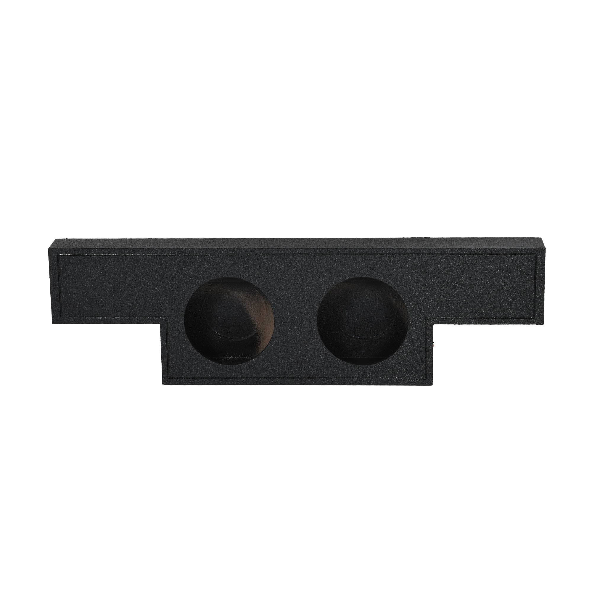 QPower - QBomb Dual 10in Ported Subwoofer Enclosure for 2004-06 GMC/Chevy Crew Cab - Black